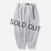 TIGHTBOOTH/PYRAMID SWEAT BALLOON PANTS（Gray） 【20%OFF】［スウェットバルーンパンツ-23秋冬］