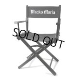 WACKO MARIA/DIRECTOR CHAIR（BLACK）［ディレクターチェア-23秋冬］