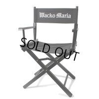 WACKO MARIA/DIRECTOR CHAIR（BLACK）［ディレクターチェア-23秋冬］