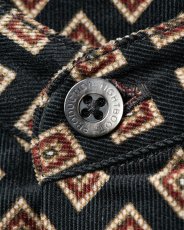 画像6: TIGHTBOOTH/RHOMBUS CORDUROY LS SHIRT（Black）［コーデュロイシャツ-23秋冬］ (6)
