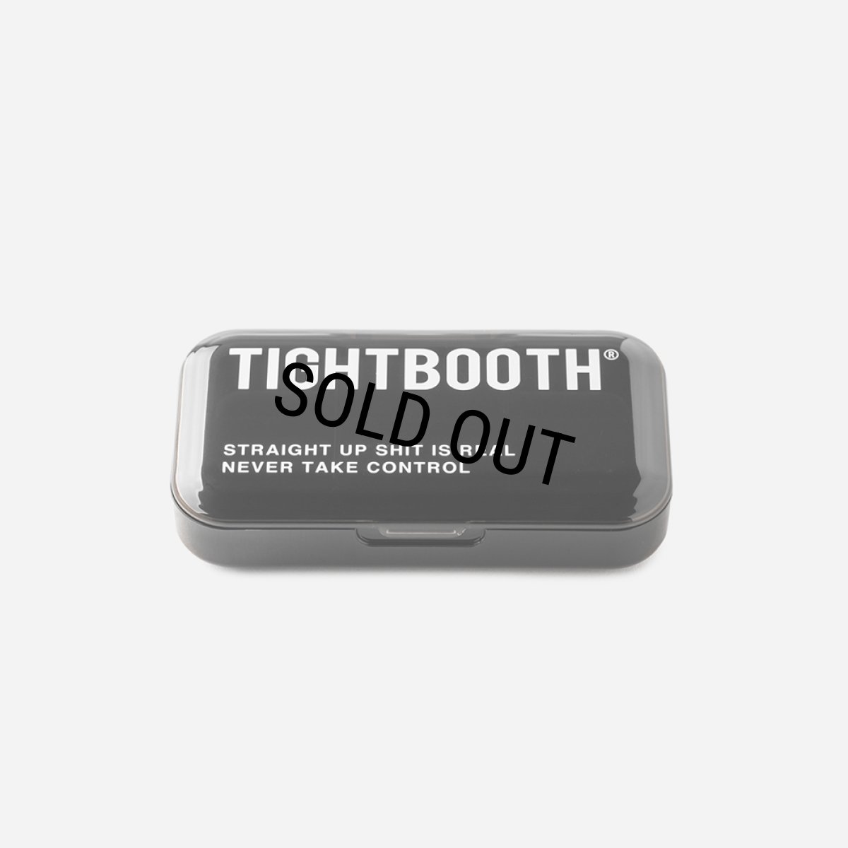画像1: TIGHTBOOTH/COMPACT PILL CASE（Clear Black）［コンパクトピルケース-23秋冬］ (1)