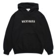 画像1: WACKO MARIA/MIDDLE WEIGHT PULL OVER HOODED SWEAT SHIRT（BLACK）［プルオーバーパーカー-23秋冬］ (1)