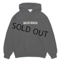 WACKO MARIA/MIDDLE WEIGHT PULL OVER HOODED SWEAT SHIRT（BLACK）［プルオーバーパーカー-23秋冬］