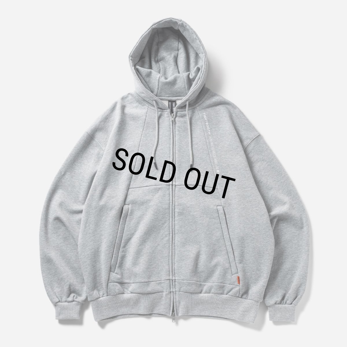 画像1: TIGHTBOOTH/PYRAMID ZIP HOODIE（Gray） 【30%OFF】［ジップフーディー-23秋冬］ (1)