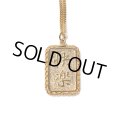 WACKO MARIA/PLATE NECKLACE（GOLD）［プレートネックレス-23秋冬］