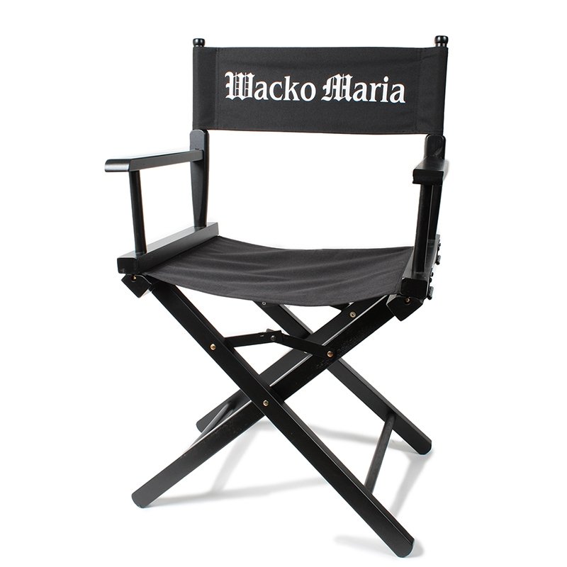 画像1: WACKO MARIA/DIRECTOR CHAIR（BLACK）［ディレクターチェア-23秋冬］