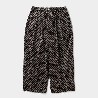 画像1: TIGHTBOOTH/RHOMBUS CORDUROY BAGGY SLACKS（Black）［コーデュロイバギースラックス-23秋冬］
