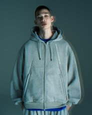 画像2: TIGHTBOOTH/PYRAMID ZIP HOODIE（Gunjo） 【30%OFF】［ジップフーディー-23秋冬］ (2)