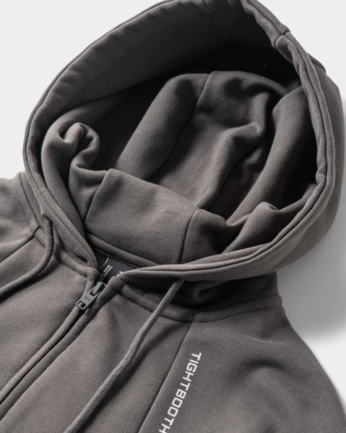 他の写真3: TIGHTBOOTH/PYRAMID ZIP HOODIE（Charcoal）［ジップフーディー-23秋冬］