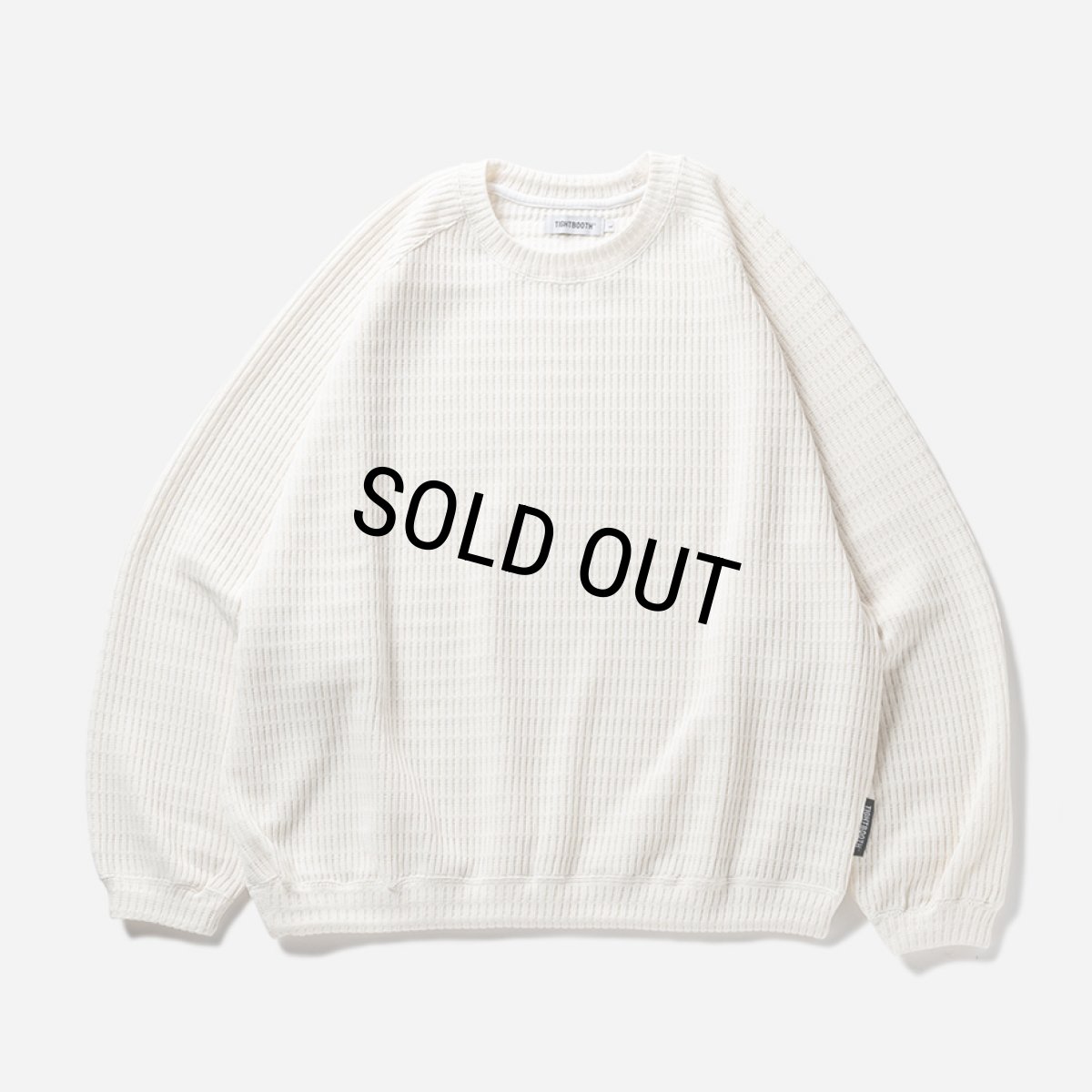 画像1: TIGHTBOOTH/MYSTERY GAUGE CREW KNIT（White） 【30%OFF】［ミステリーゲージクルーニット-23秋冬］ (1)