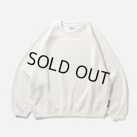 TIGHTBOOTH/MYSTERY GAUGE CREW KNIT（White） 【30%OFF】［ミステリーゲージクルーニット-23秋冬］