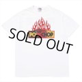 PORKCHOP/FIRE BLOCK POCKET TEE（WHITE）［プリントポケT-23秋冬］