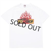 PORKCHOP/FIRE BLOCK POCKET TEE（WHITE）［プリントポケT-23秋冬］