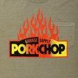 画像3: PORKCHOP/FIRE BLOCK POCKET TEE（KHAKI）［プリントポケT-23秋冬］