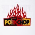 画像3: PORKCHOP/FIRE BLOCK POCKET TEE（WHITE）［プリントポケT-23秋冬］