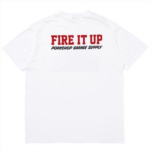 他の写真2: PORKCHOP/FIRE BLOCK POCKET TEE（WHITE）［プリントポケT-23秋冬］