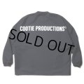 COOTIE PRODUCTIONS/Polyester Twill Football L/S Tee（Black）［ポリエステルツイルフットボール-23秋冬］