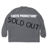 COOTIE PRODUCTIONS/Polyester Twill Football L/S Tee（Black）［ポリエステルツイルフットボール-23秋冬］