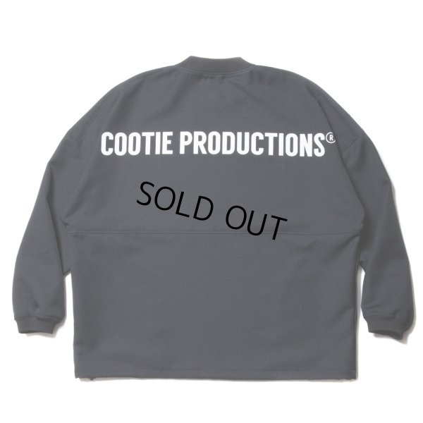 画像1: COOTIE PRODUCTIONS/Polyester Twill Football L/S Tee（Black）［ポリエステルツイルフットボール-23秋冬］