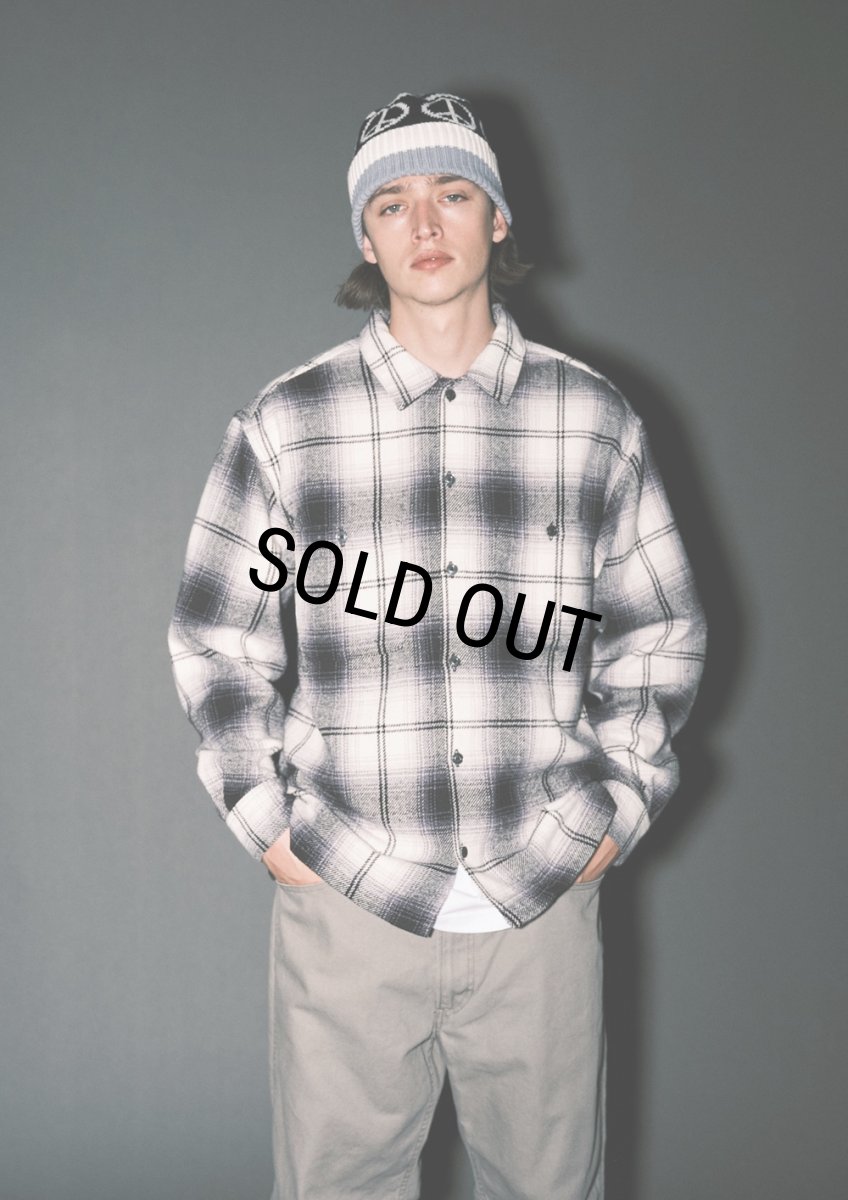 画像4: ROUGH AND RUGGED/WALKEN-01（NAVY CHECK） 【30%OFF】［チェックシャツ-23秋冬］ (4)