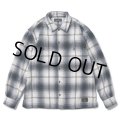 ROUGH AND RUGGED/WALKEN-01（NAVY CHECK） 【30%OFF】［チェックシャツ-23秋冬］
