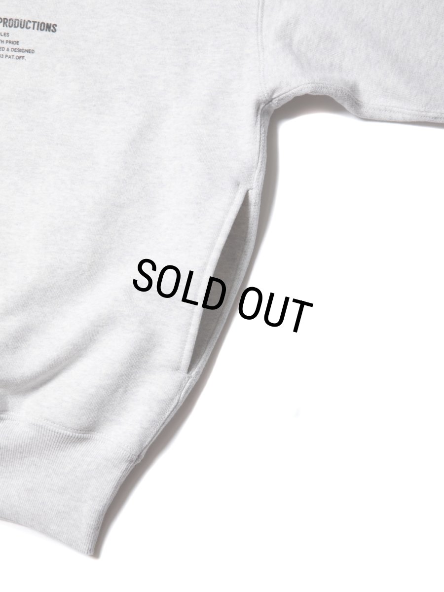 画像2: COOTIE PRODUCTIONS/Open End Yarn Plain Sweat Crew（Oatmeal）［スウェットクルー-23秋冬］ (2)