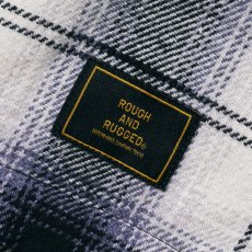画像3: ROUGH AND RUGGED/WALKEN-01（NAVY CHECK） 【30%OFF】［チェックシャツ-23秋冬］ (3)