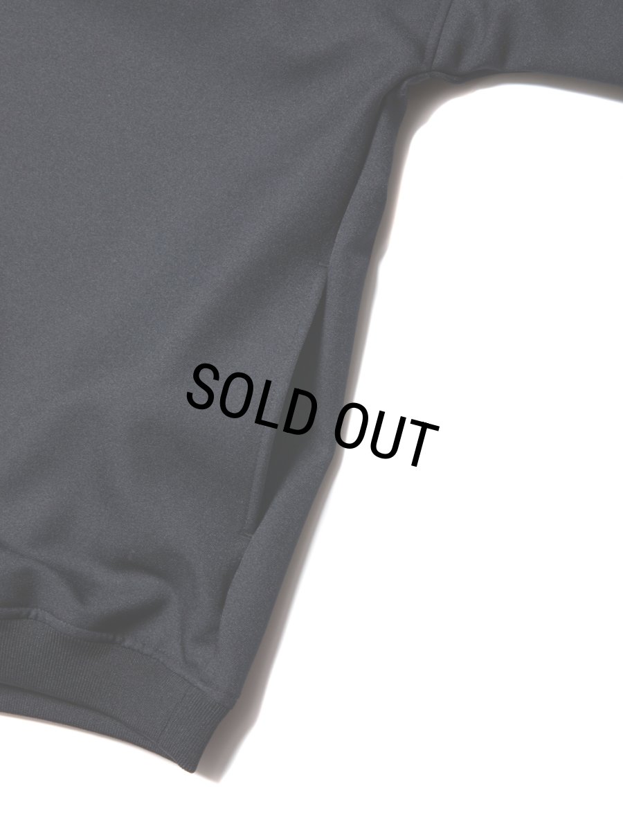 画像3: COOTIE PRODUCTIONS/Polyester Twill Half Zip L/S Tee（Black）［ポリエステルツイルハーフジップ-23秋冬］ (3)