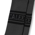 画像2: CALEE/JACQUARD PILE LINE SOCKS（CHARCOAL） 【30%OFF】［ラインソックス-23秋冬］ (2)