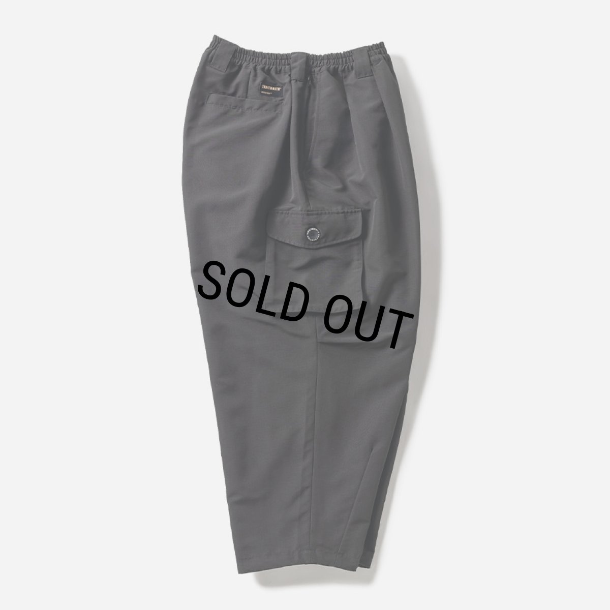 画像2: TIGHTBOOTH/T-65 BALLOON CARGO PANTS（Black）［バルーンカーゴパンツ-23秋冬］ (2)