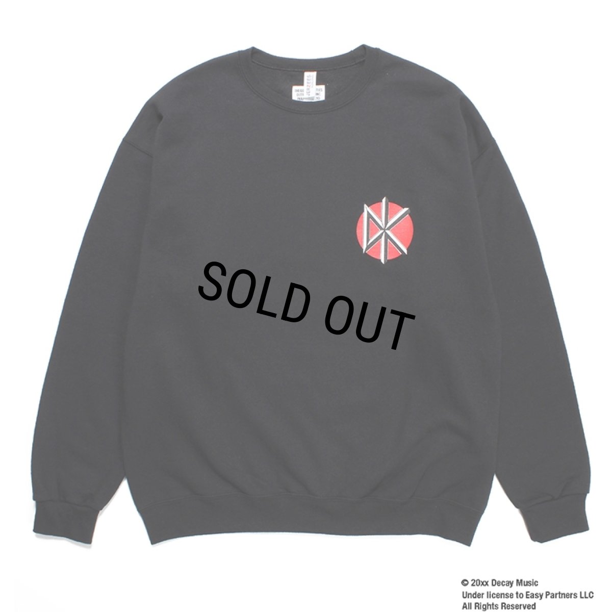 画像2: WACKO MARIA/DEAD KENNEDYS / SWEAT SHIRT（BLACK）［クルーネックスウェット-23秋冬］ (2)