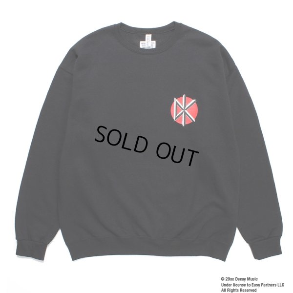 画像2: WACKO MARIA/DEAD KENNEDYS / SWEAT SHIRT（BLACK）［クルーネックスウェット-23秋冬］