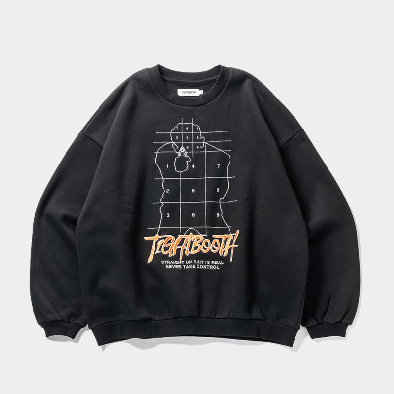 画像1: TIGHTBOOTH/REVENGE MAN CREW SWEAT（Black） 【30%OFF】［クルーネックスウェット-23秋冬］