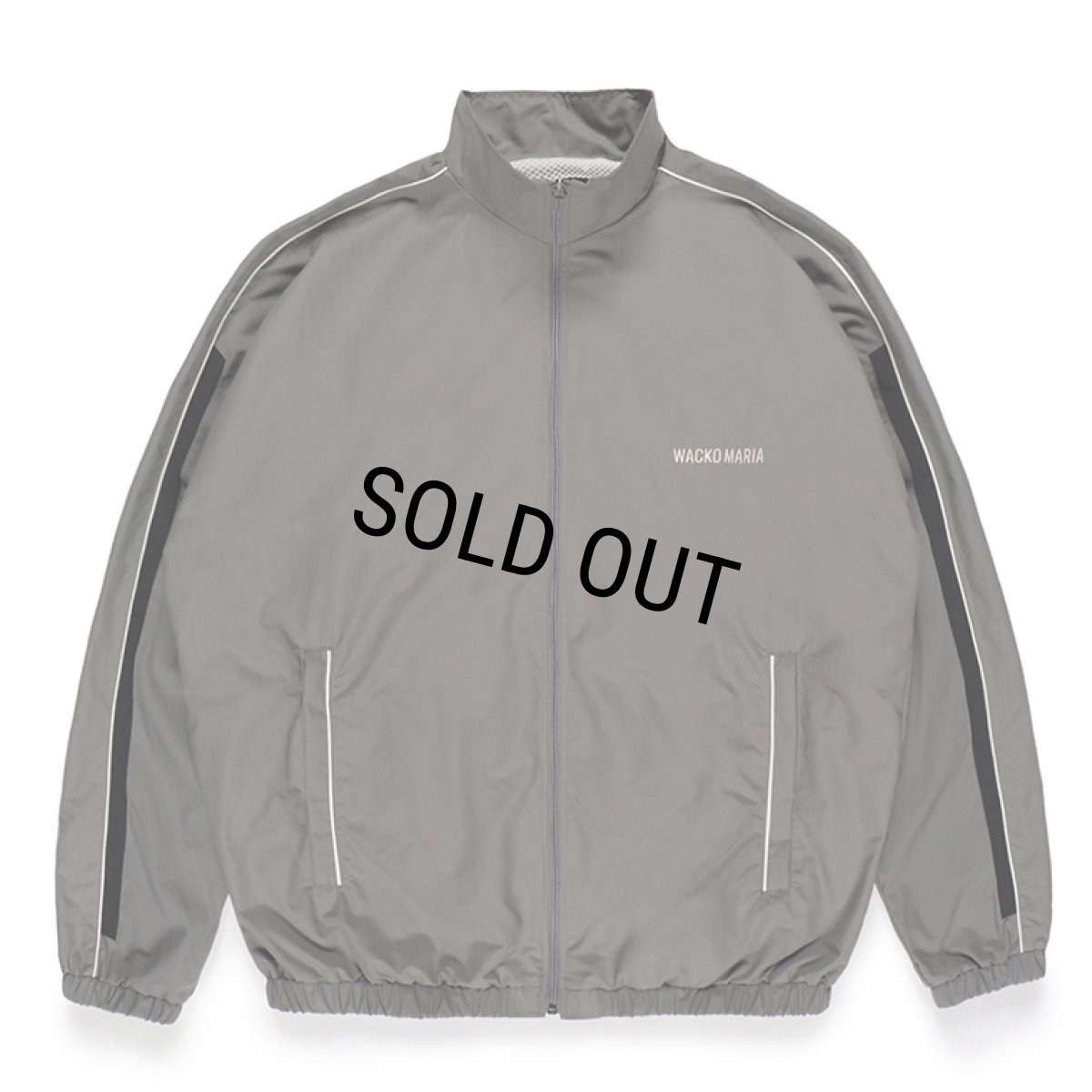 画像1: WACKO MARIA/NYLON TRACK JACKET（GRAY）［ナイロントラックJKT-23秋冬］ (1)
