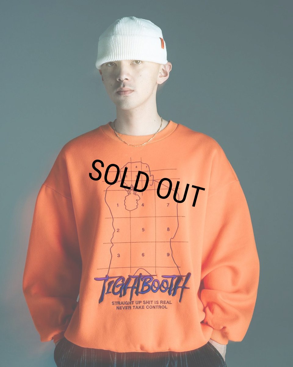 画像2: TIGHTBOOTH/REVENGE MAN CREW SWEAT（Black） 【30%OFF】［クルーネックスウェット-23秋冬］ (2)