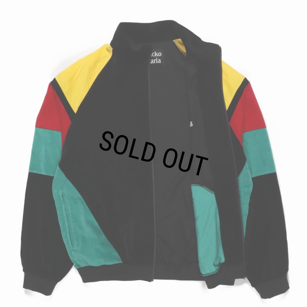 画像3: WACKO MARIA/VELVETEEN TRACK JACKET（BLACK/GREEN）［ベルベッティーントラックJKT-23秋冬］ (3)
