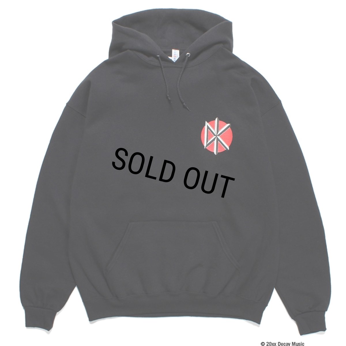 画像2: WACKO MARIA/DEAD KENNEDYS / PULL OVER HOODED SWEAT SHIRT（BLACK）［プルオーバーパーカー-23秋冬］ (2)