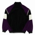 画像2: WACKO MARIA/VELVETEEN TRACK JACKET（BLACK/PURPLE）［ベルベッティーントラックJKT-23秋冬］ (2)