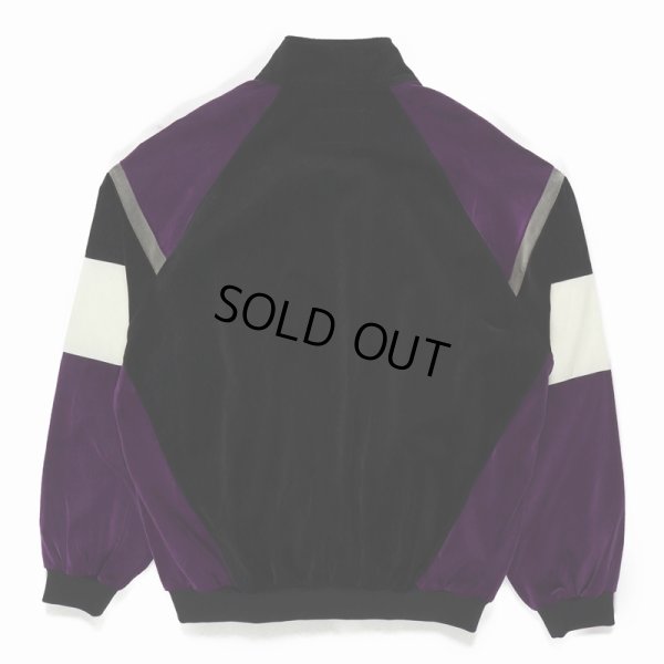 画像2: WACKO MARIA/VELVETEEN TRACK JACKET（BLACK/PURPLE）［ベルベッティーントラックJKT-23秋冬］