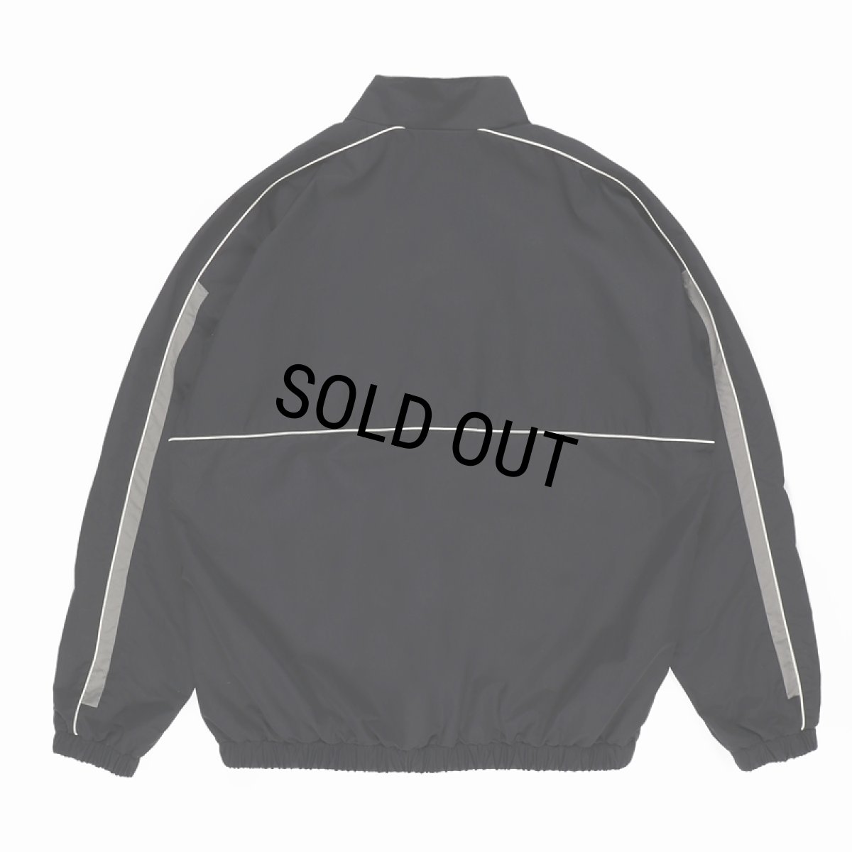 画像2: WACKO MARIA/NYLON TRACK JACKET（BLACK）［ナイロントラックJKT-23秋冬］ (2)