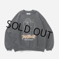 TIGHTBOOTH/REVENGE MAN CREW SWEAT（Black） 【30%OFF】［クルーネックスウェット-23秋冬］