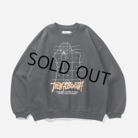 TIGHTBOOTH/REVENGE MAN CREW SWEAT（Black） 【30%OFF】［クルーネックスウェット-23秋冬］
