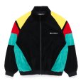 画像1: WACKO MARIA/VELVETEEN TRACK JACKET（BLACK/GREEN）［ベルベッティーントラックJKT-23秋冬］ (1)