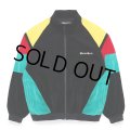 WACKO MARIA/VELVETEEN TRACK JACKET（BLACK/GREEN）［ベルベッティーントラックJKT-23秋冬］