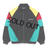 WACKO MARIA/VELVETEEN TRACK JACKET（BLACK/GREEN）［ベルベッティーントラックJKT-23秋冬］