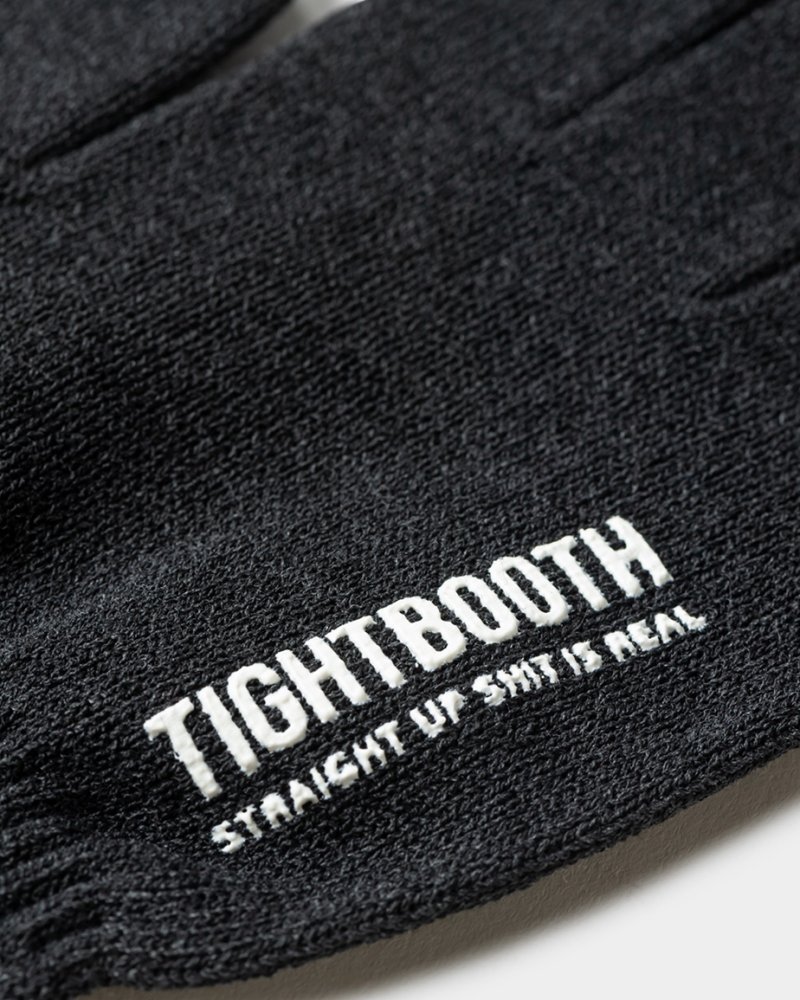 画像2: TIGHTBOOTH/LOGO GUNTE（Charcoal）［グローブ-23秋冬］