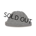 COOTIE PRODUCTIONS/Silk Lowgauge Roll Up Beanie（Particle Gray）［ロールアップビーニー-23秋冬］