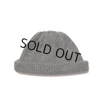 COOTIE PRODUCTIONS/Silk Lowgauge Roll Up Beanie（Particle Gray）［ロールアップビーニー-23秋冬］