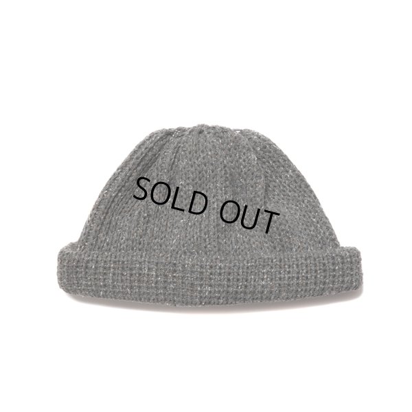 画像1: COOTIE PRODUCTIONS/Silk Lowgauge Roll Up Beanie（Particle Gray）［ロールアップビーニー-23秋冬］