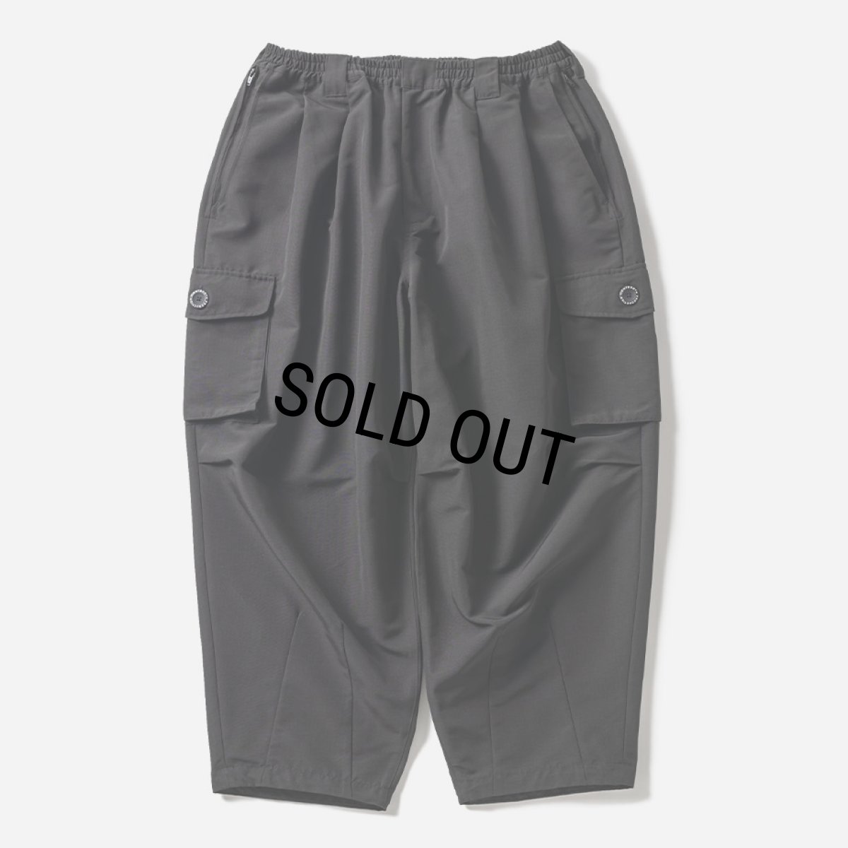 画像1: TIGHTBOOTH/T-65 BALLOON CARGO PANTS（Black）［バルーンカーゴパンツ-23秋冬］ (1)